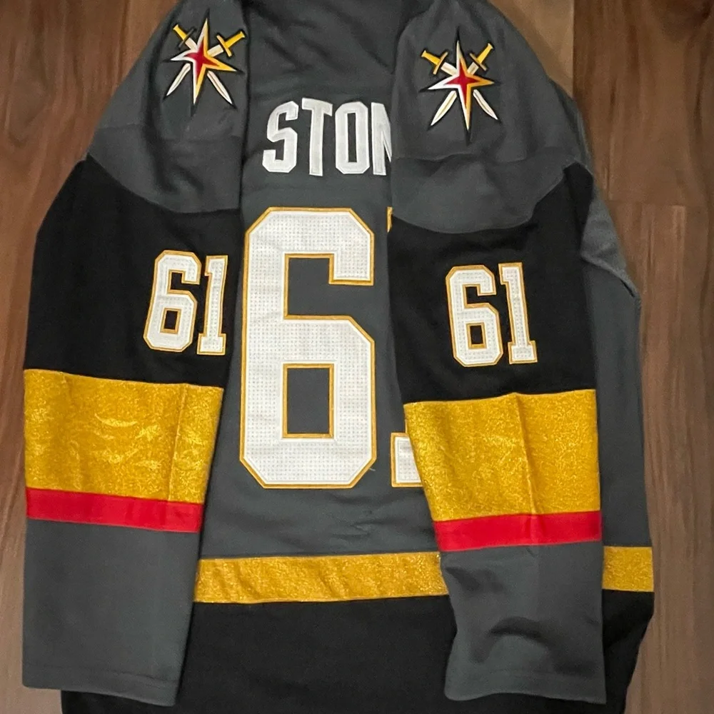 Vegas Golden Knights Mark Stone Jersey Sz Large #61 Climalite Captain - Picture 3 of 9